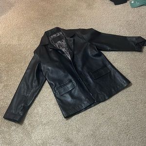 Custom men’s leather jacket